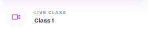 Live Class